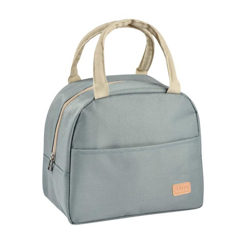 Sac repas isotherme - Vert Sauge - Ecru