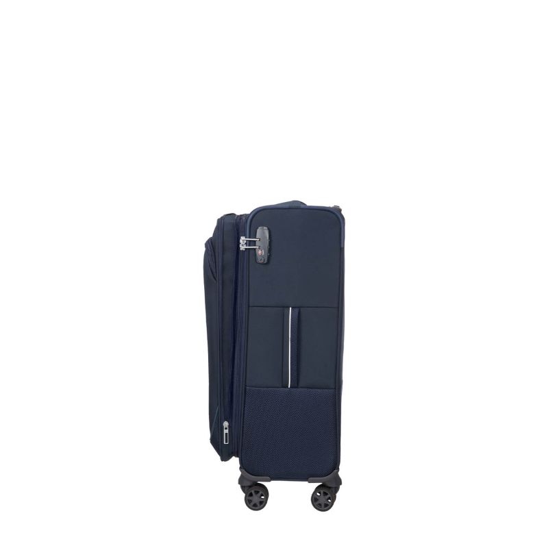 Valise souple extensible PopSoda 66 cm Bleu foncé