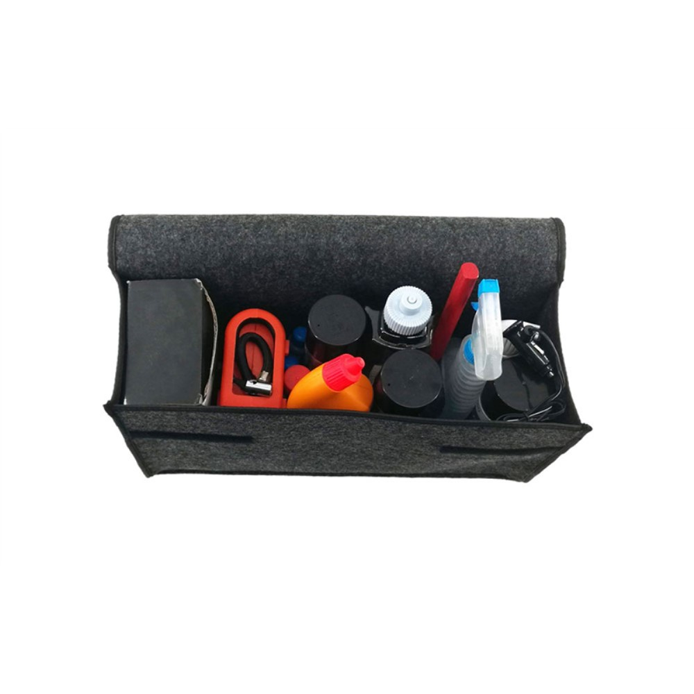 Filz Auto Kofferraum Box Tasche Organizer - Grau