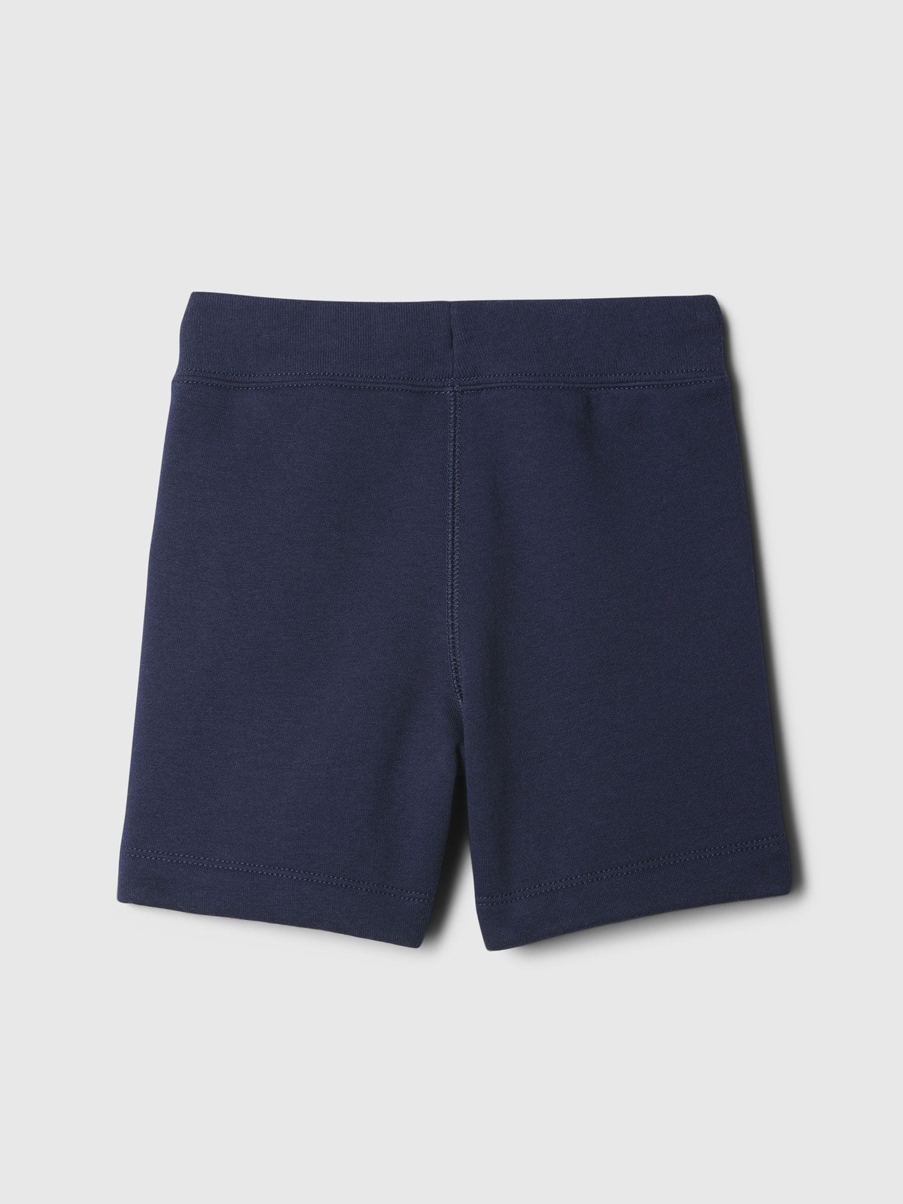 Donkerblauw - Gap joggingbroek met elastische taille met logo (6 mnd - 5 jr)