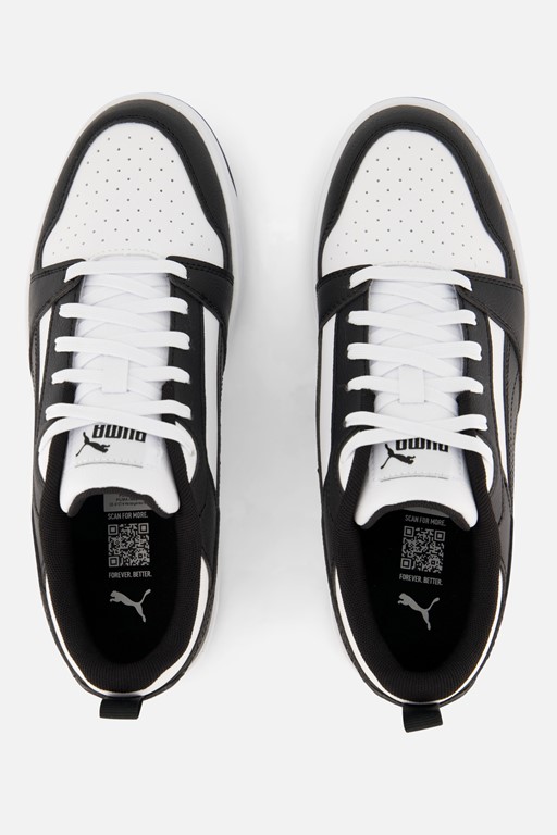 Puma Rebound v6 Sneakers wit Textiel
