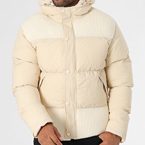 Doudoune Capuche Beige