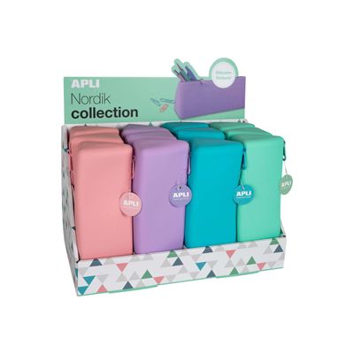 Apli Nordik Collection - Trousse triangulaire 1 compartiment - silicone - disponible dans différentes couleurs