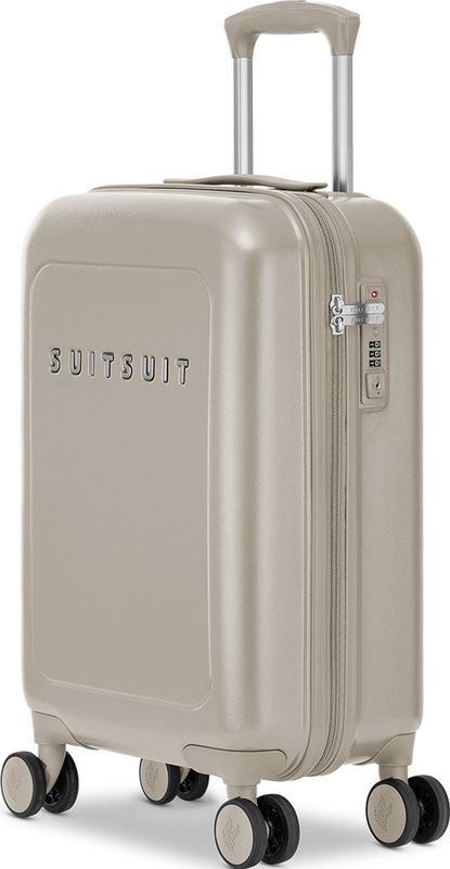 SUITSUIT Natura Handbagage Koffer met 4 Wielen - 55 cm - 31L - Beige