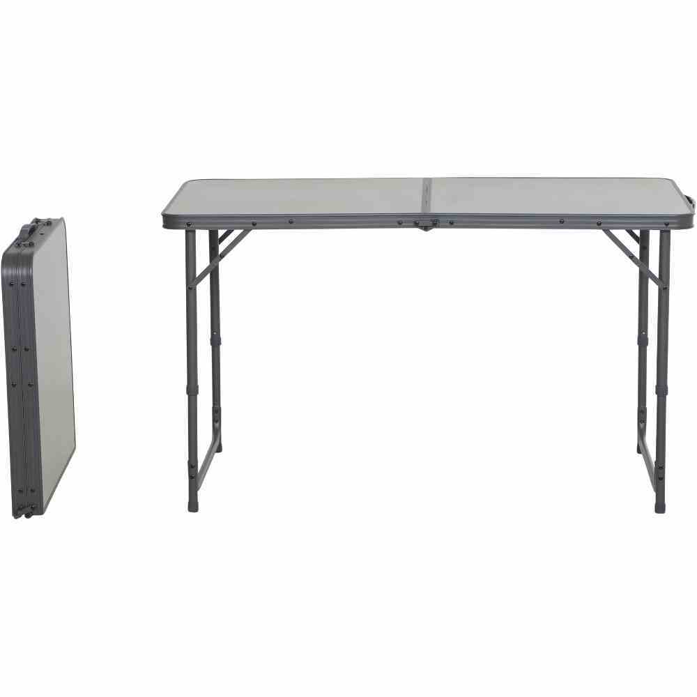 Campingtisch - grau - klappbar - 120x60 cm