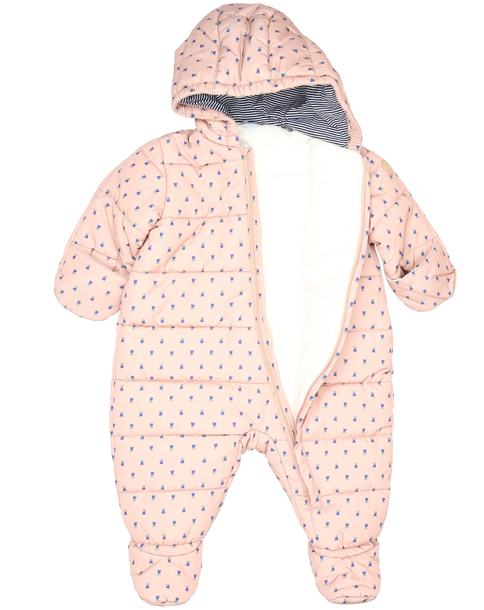 Kapuzen-Overall LESTINA in rosa