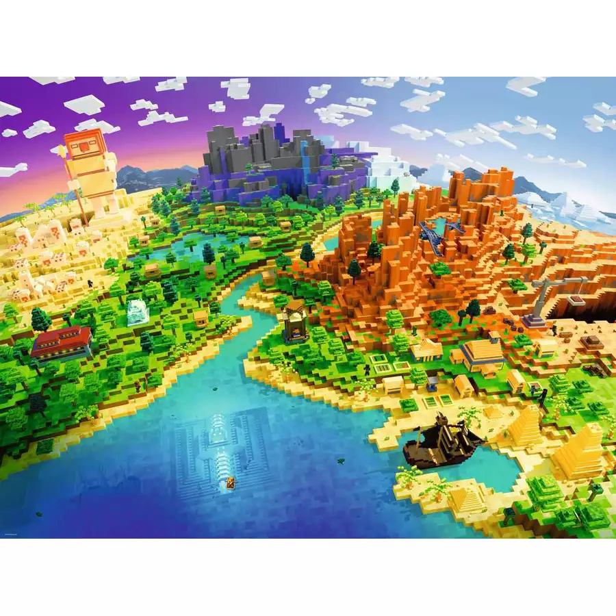 Ravensburger World of Minecraft bunt