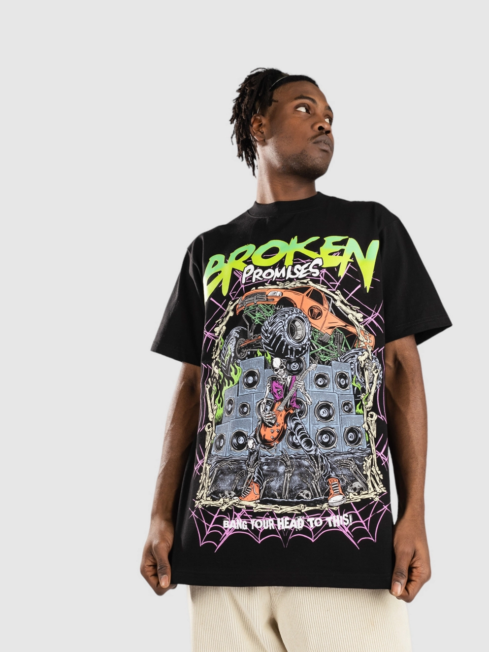 Broken Promises Rot And Roll T-Shirt black