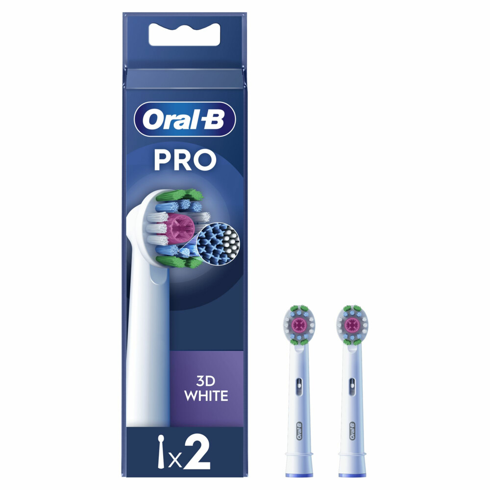Oral-B Opzetborstels Pro 3D White2 stuks