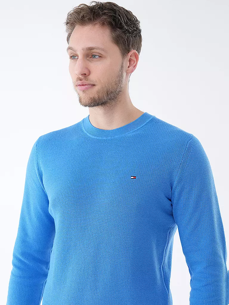 TOMMY HILFIGER Pullover hellblau