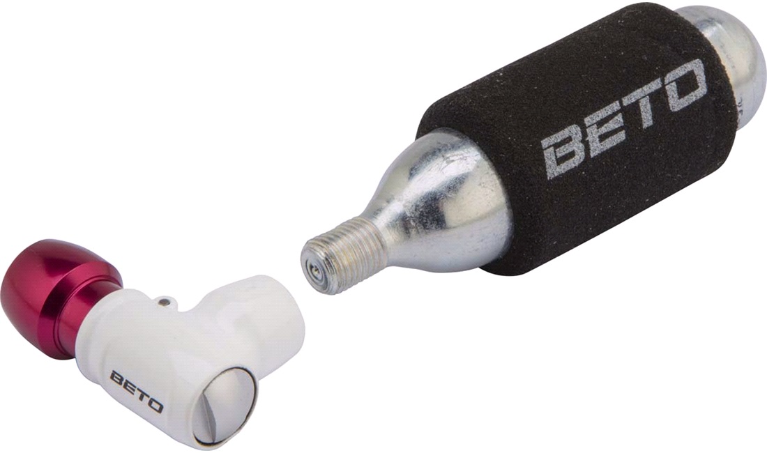 Beto CO2 pumpe med patron 16 gram + skum