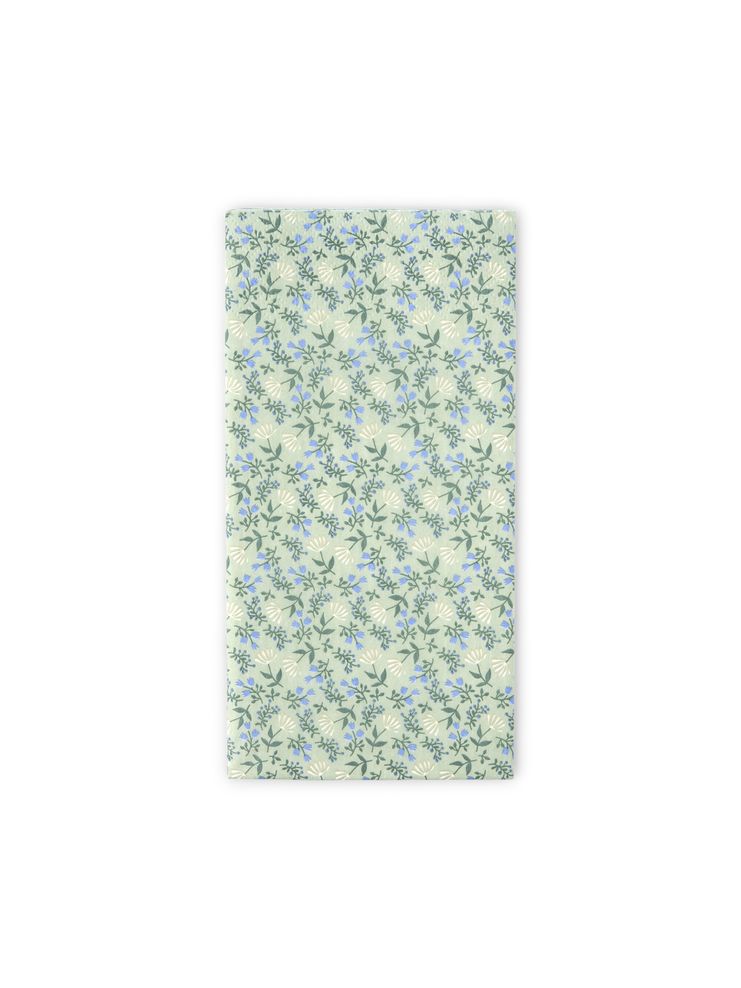Servietter 40 x 40 cm | Papir. 20 x 10 cm/40 x 40 cm. 16 stk. | Dusty Green, Blue