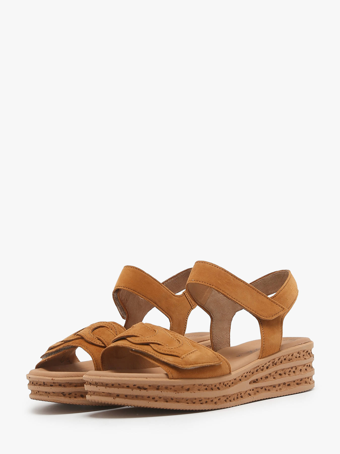 Sandales semelle compense en cuir GABOR