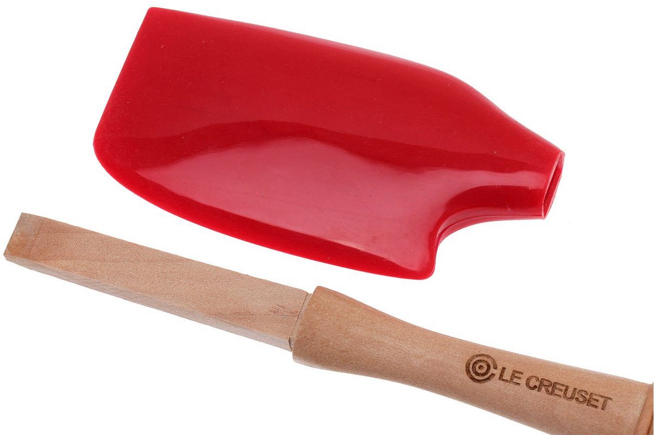 Le Creuset Silicone Pro spatel medium, rood