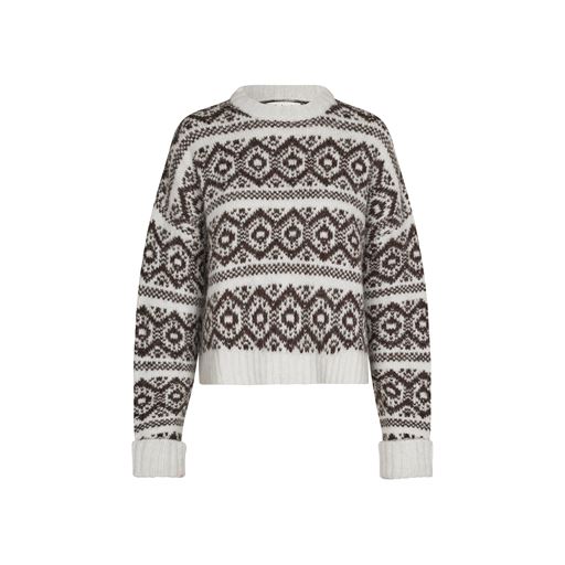 Lollys Laundry Lottie Striktrøje, Choco, XL