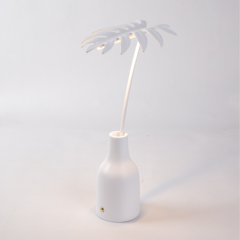 Seletti Leaf tafellamp LED oplaadbaar wit Delicio
