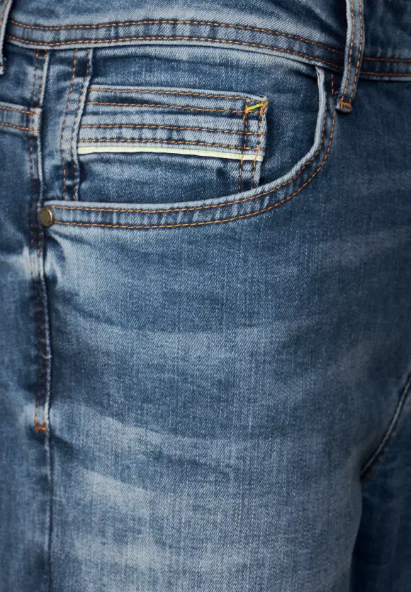 Regular Fit Jeans - indigo blue wash