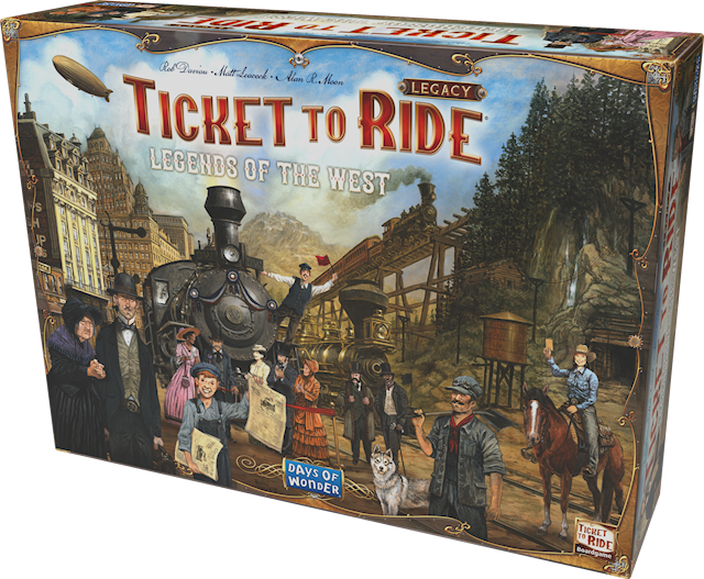Ticket To Ride Legacy, Legends of the West (EN)