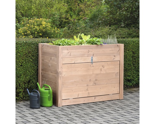 Konsta verhoogde tuinbak met onderkast, 127x69x95 cm, Douglasspar