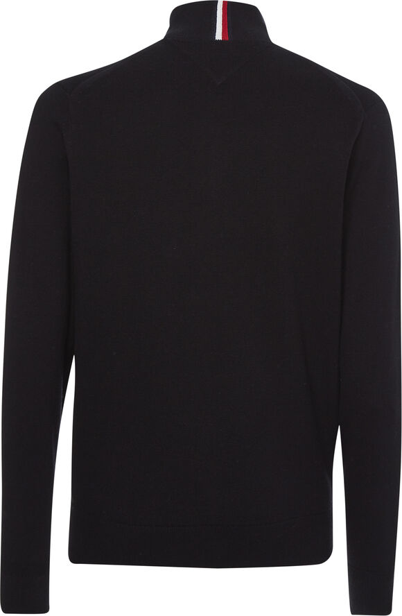 Tommy Hilfiger PIMA ORG CTN CASHMERE ZIP MOCK Bds