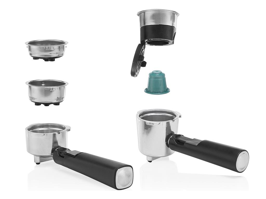 Princess 249412 Espressomachine met melkopschuimpijpjes