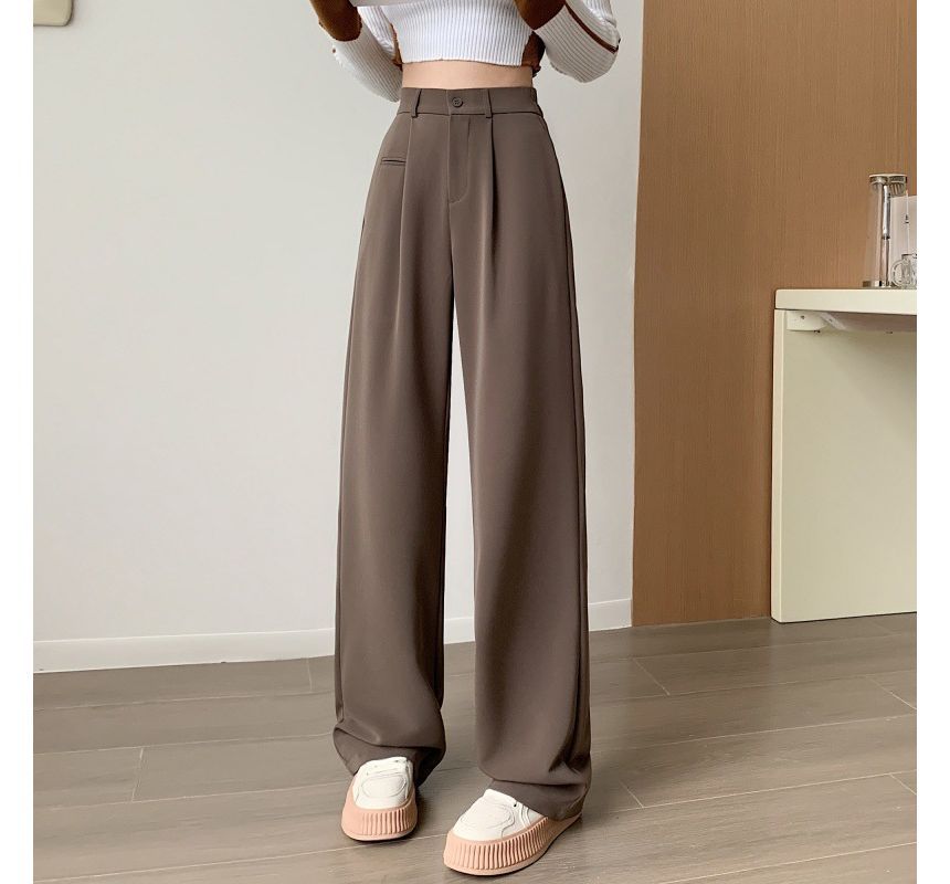 Luminato - High Rise Plain Wide Leg Dress Pants (verschillende ontwerpen)