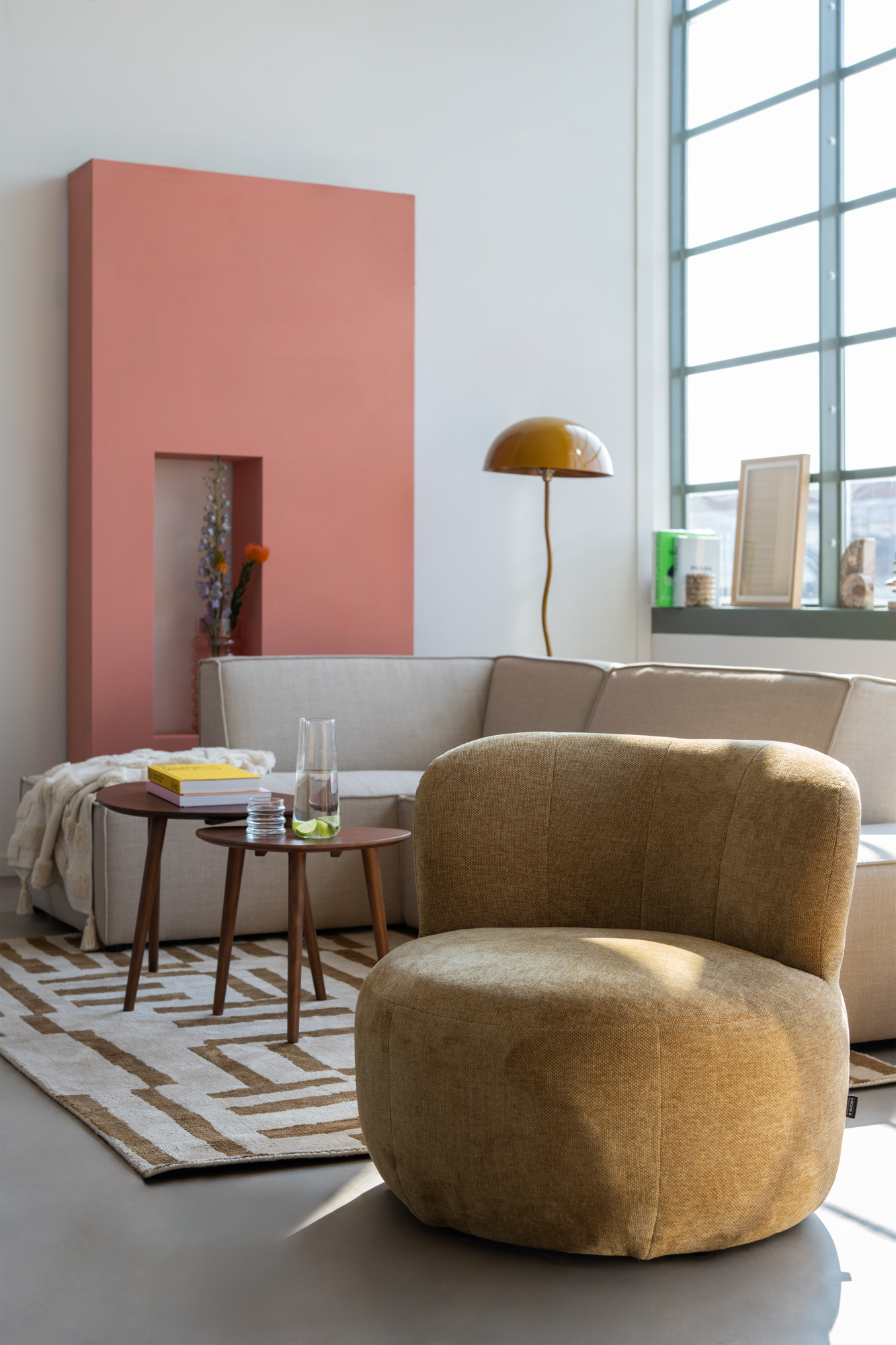 Vloerlamp Salsa cerise