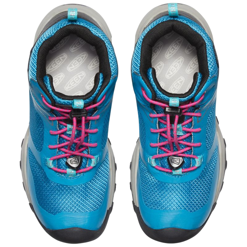 Wanderschuhe Mid WP fjord blue/fuchsia purple