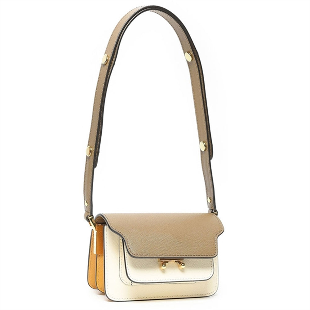 Cigar/Shell/Pumpkin Skuldertaske - Marni