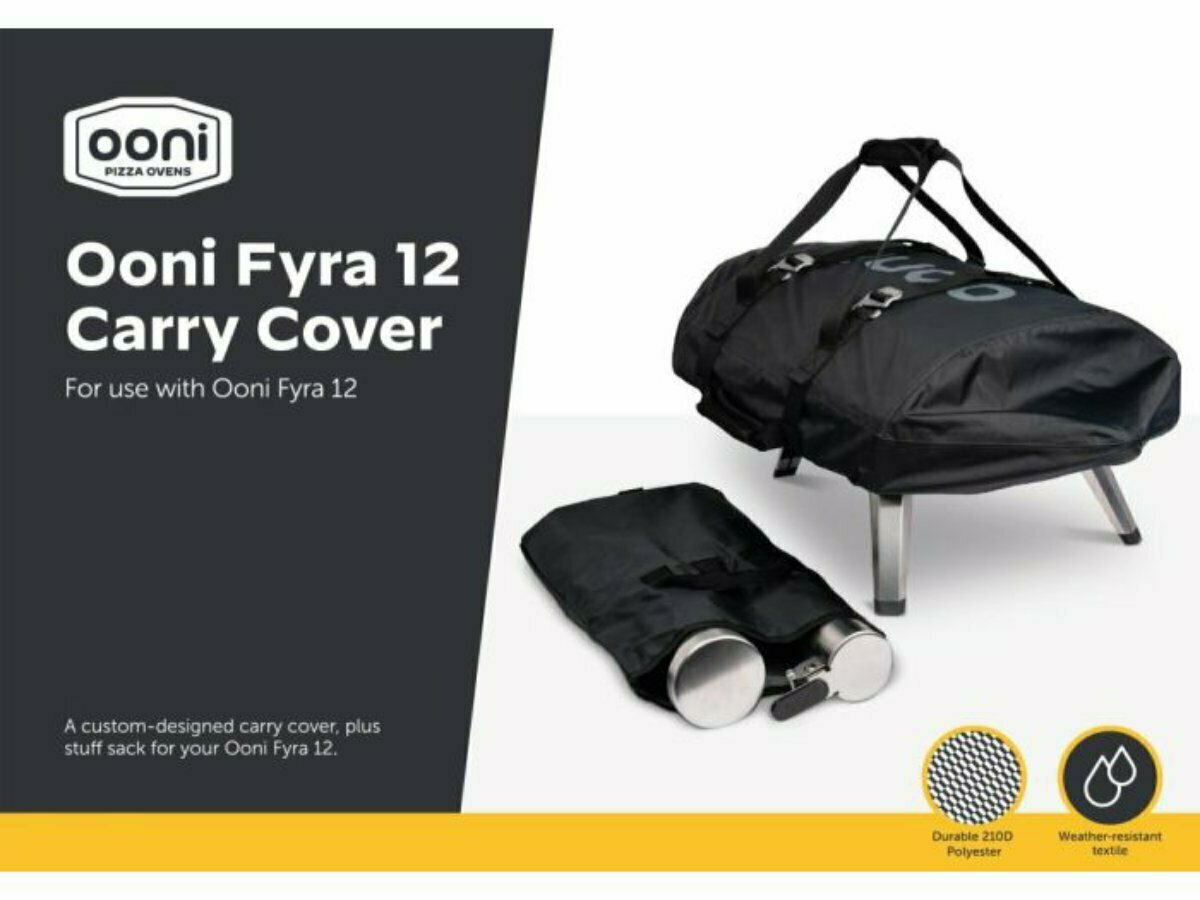Ooni Fyra 12 pizzaoven 2-in-1 draagtas en beschermhoes