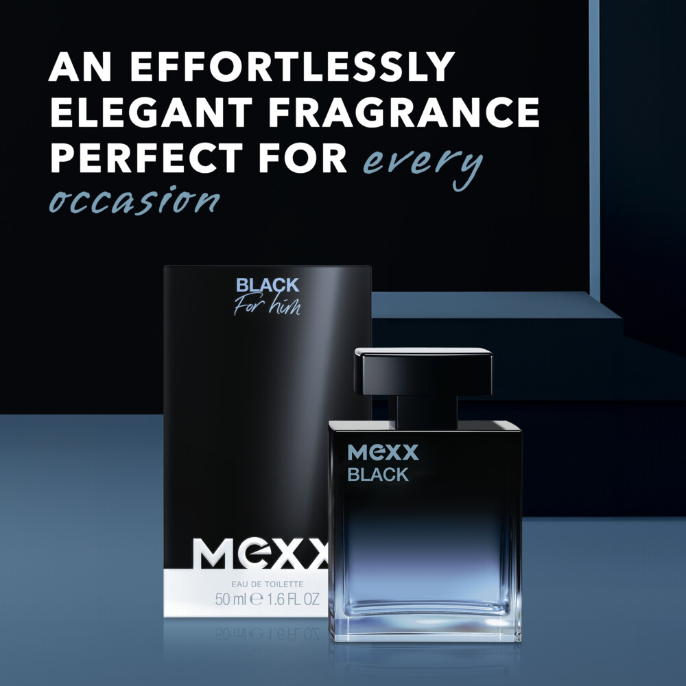 Mexx Black for Men Eau de Toilette Spray50 ml