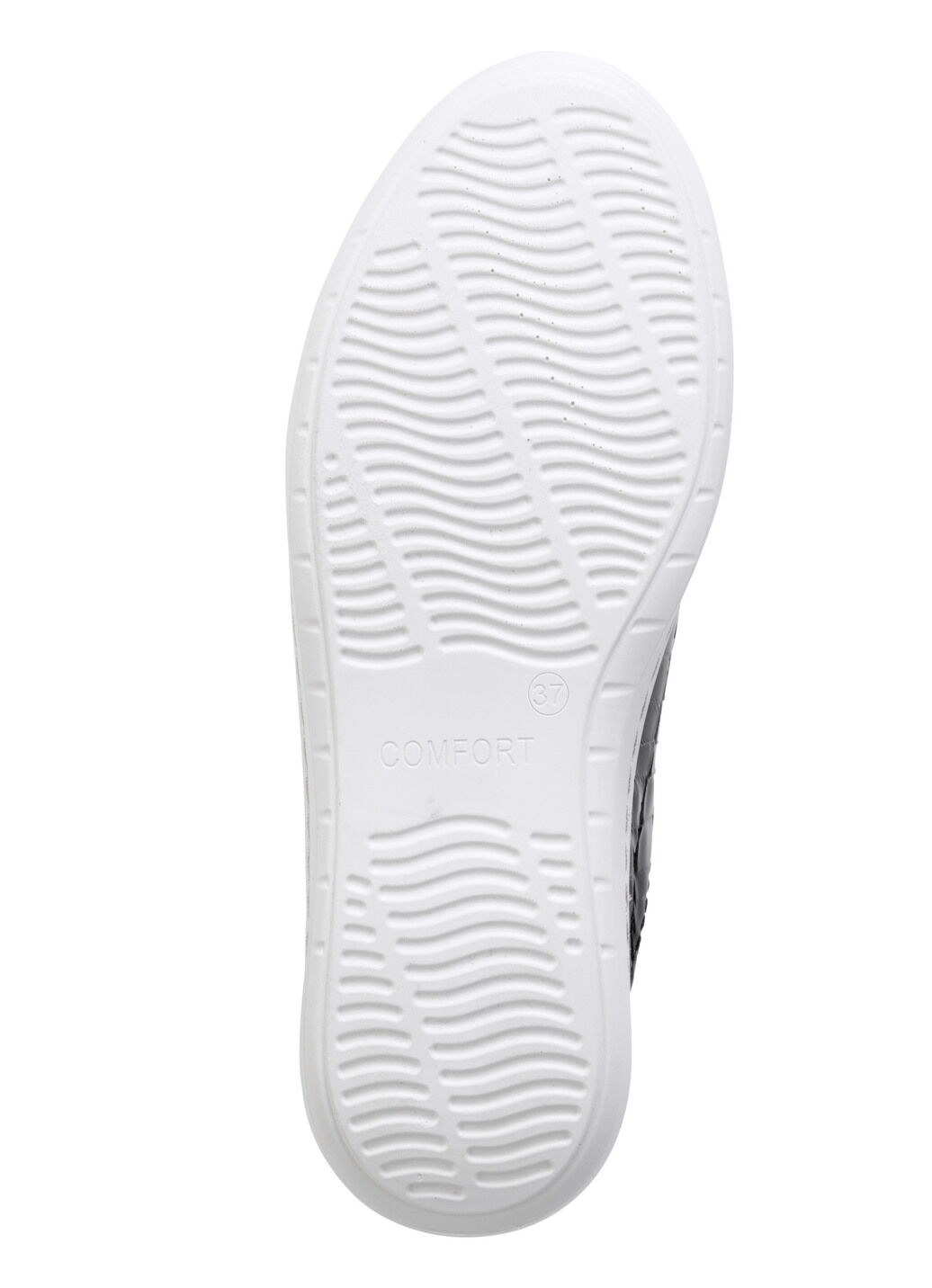 ELENA EDEN Sneaker aus Lackleder mit edlem Metallschmuck