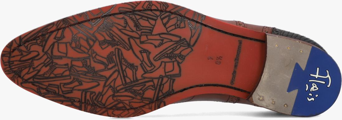 FLORIS VAN BOMMEL cognac floris van bommel nette schoenen sfm-30229