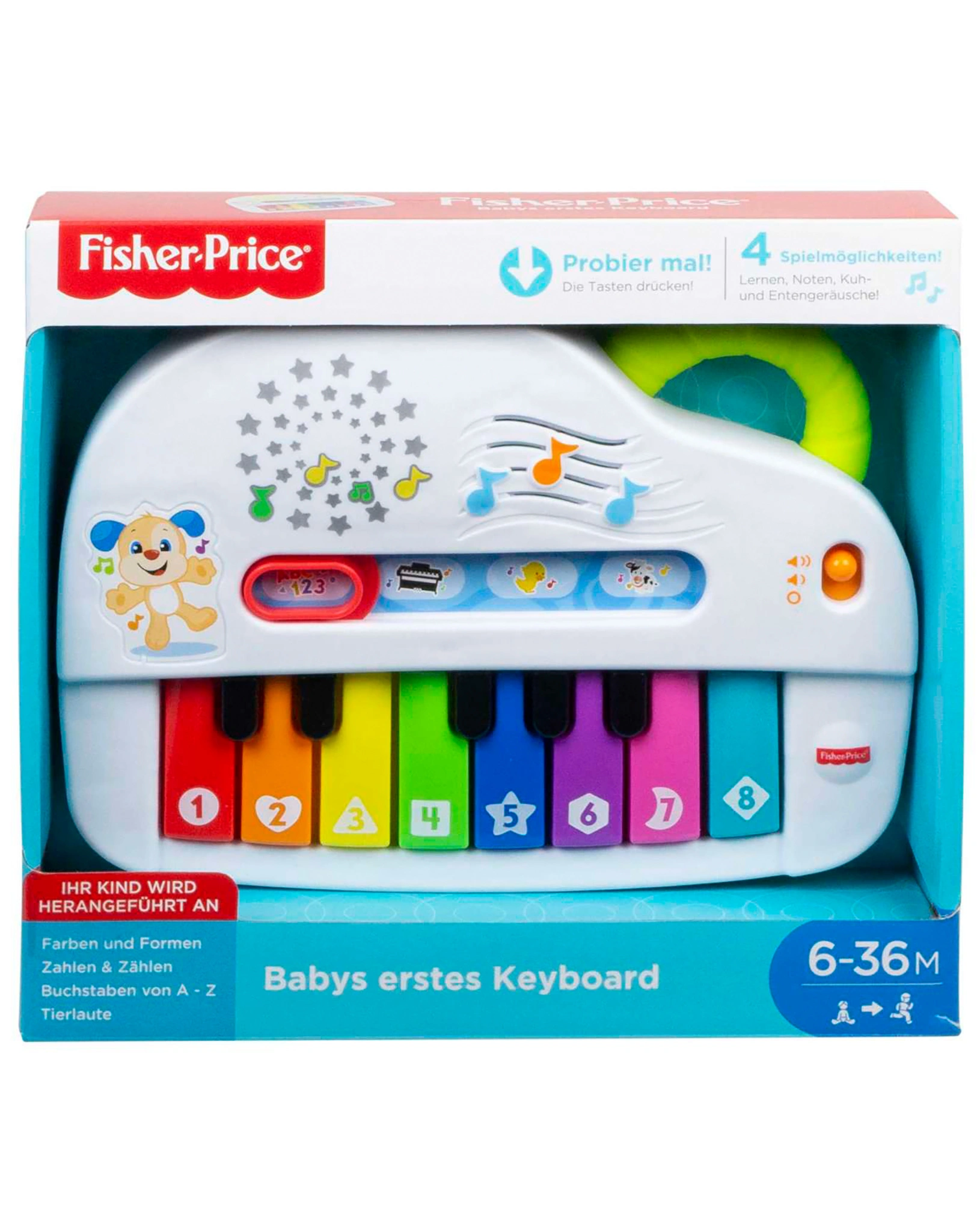 Babyspielzeug DEIN ERSTES KEYBOARD in bunt