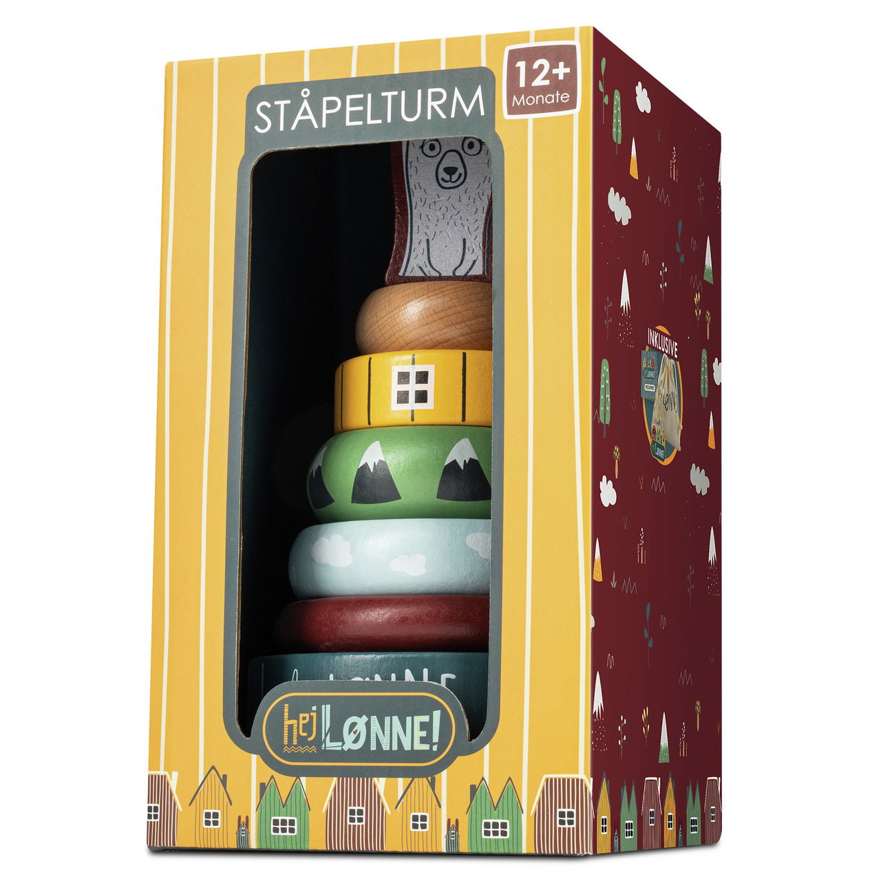 Hej Lonne Holz-Stapelturm HEJ LONNE
