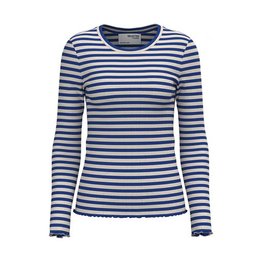Selected Femme Fanna Langærmet T-shirt, Surf The Web, XS