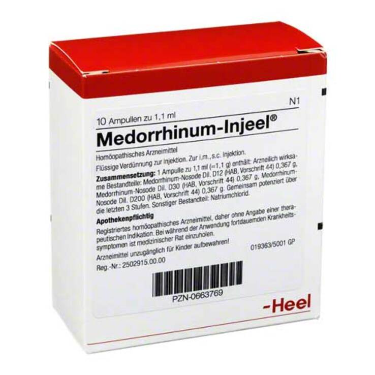 Medorrhinum Injeel Ampullen, 10 St