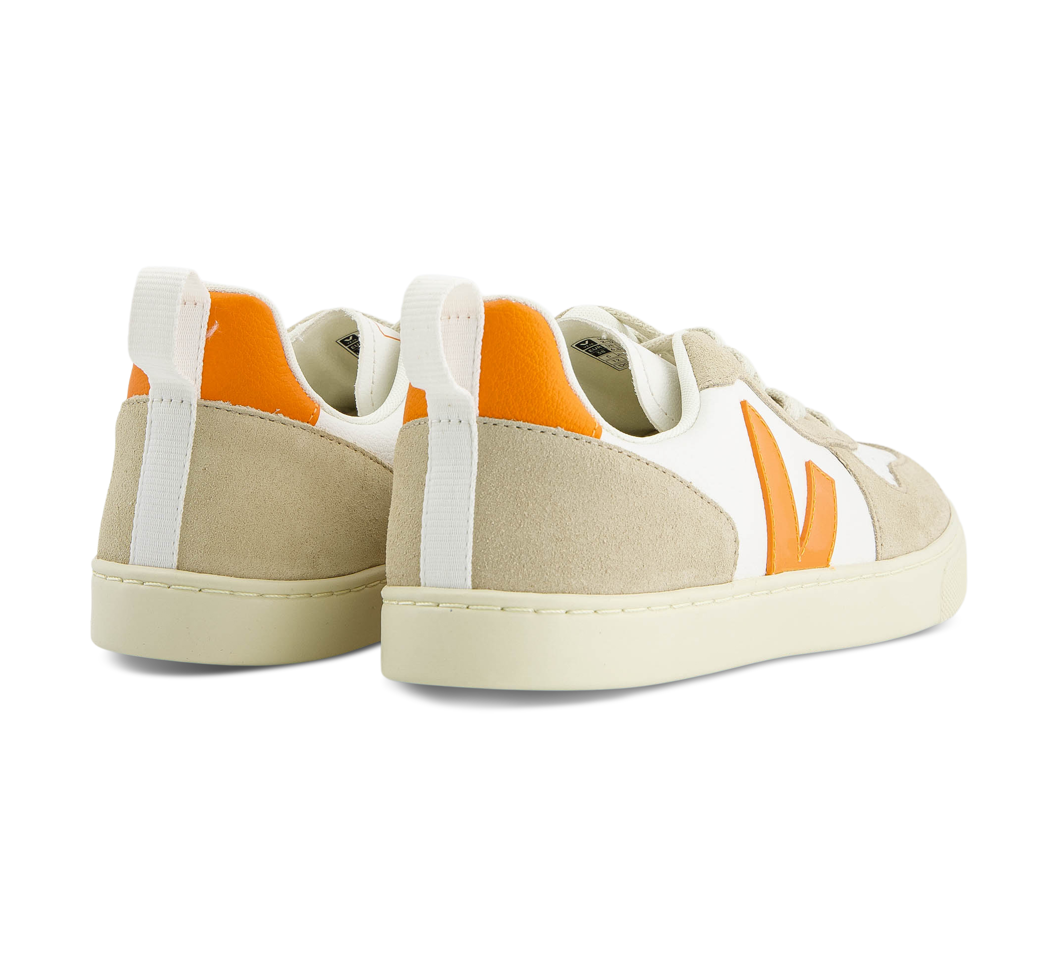 Veja SMALL V-10 LACES weiss