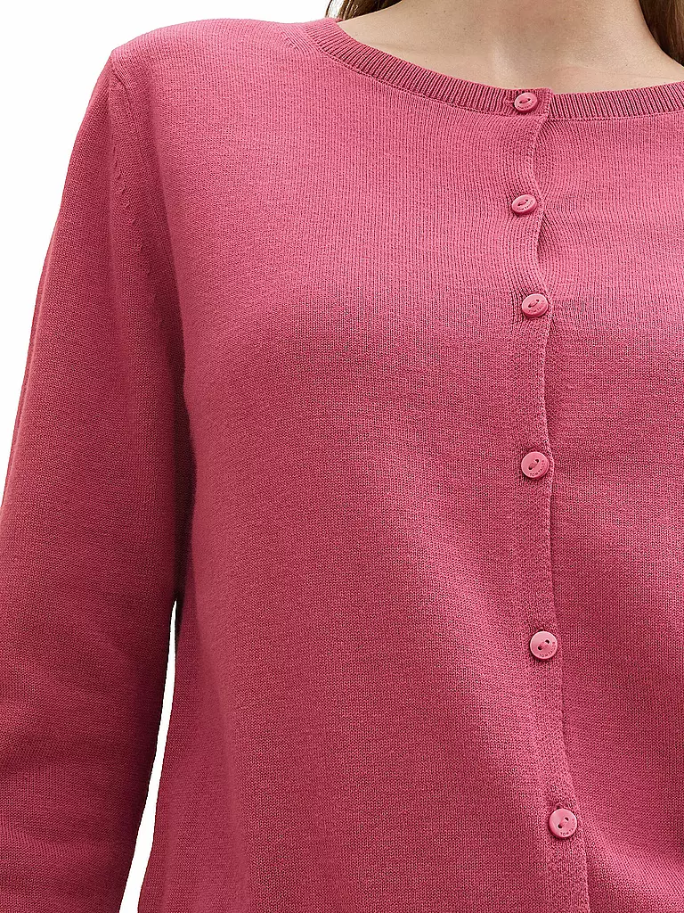 TOM TAILOR Strickjacke pink