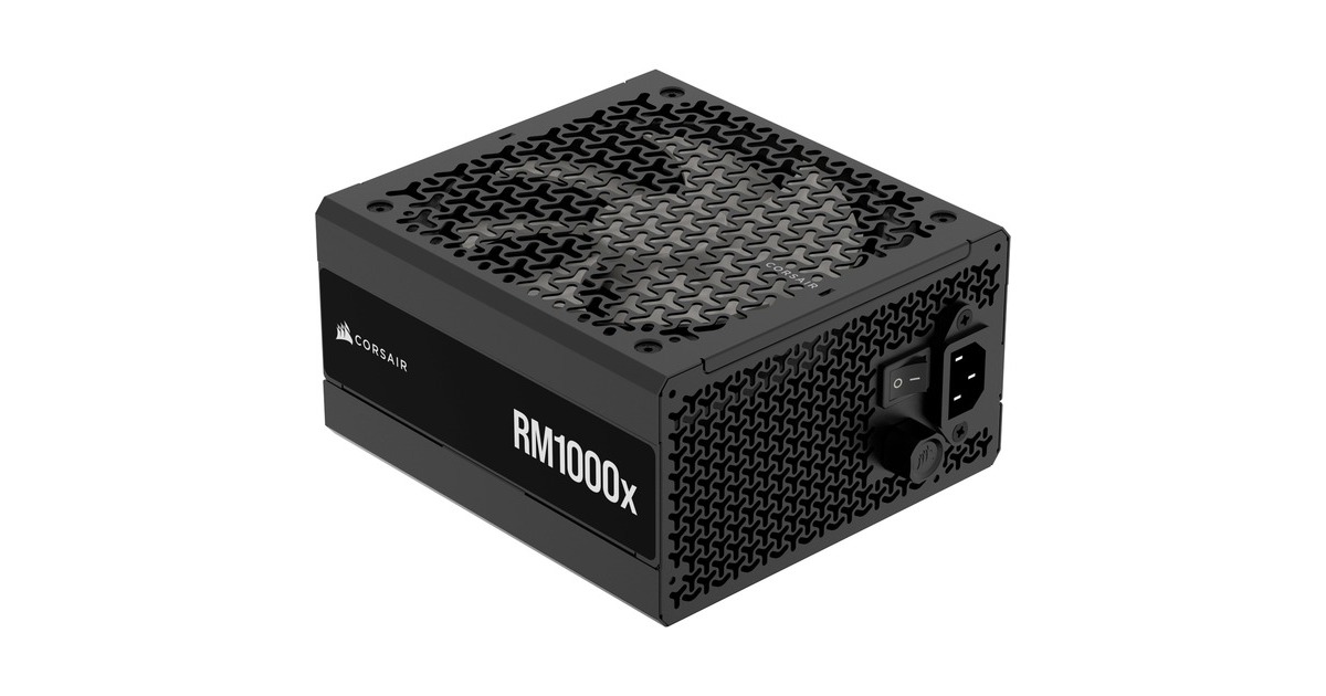 CorsairRM1000x modulaire 1000 watt voeding   (Zwart, 1x 12V-2x6, 4x PCIe)