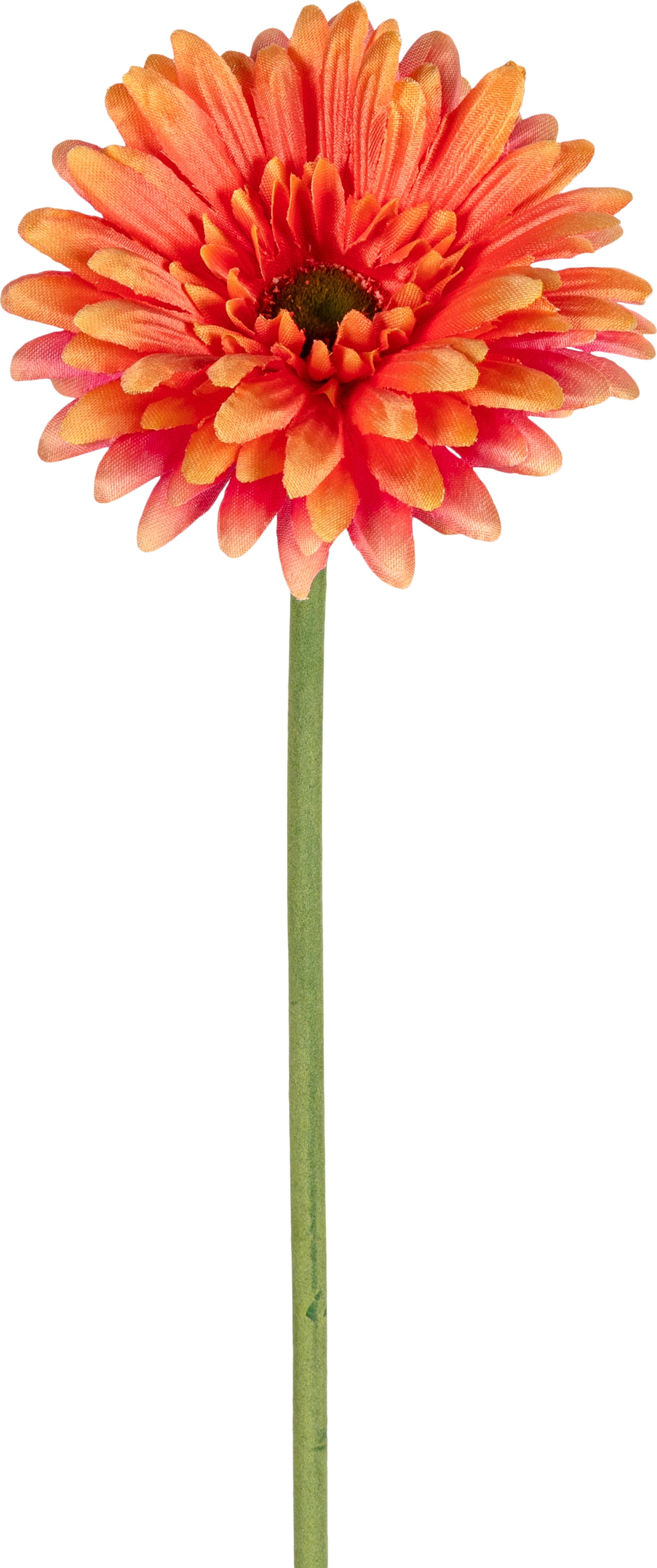 Louis Maes kunstbloem Gerbera oranje 58 cm