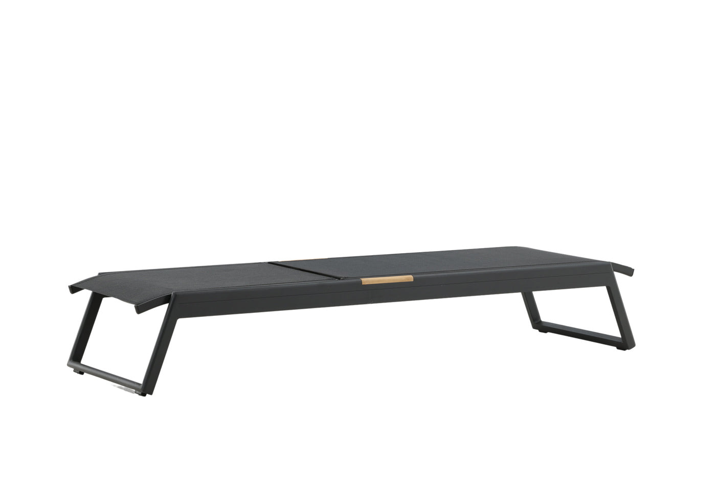 FjÃ´rd - Lounge Ligbed Zwart|Teak - Mexico