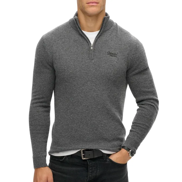 Superdry Essential Knit Henley Trui Heren