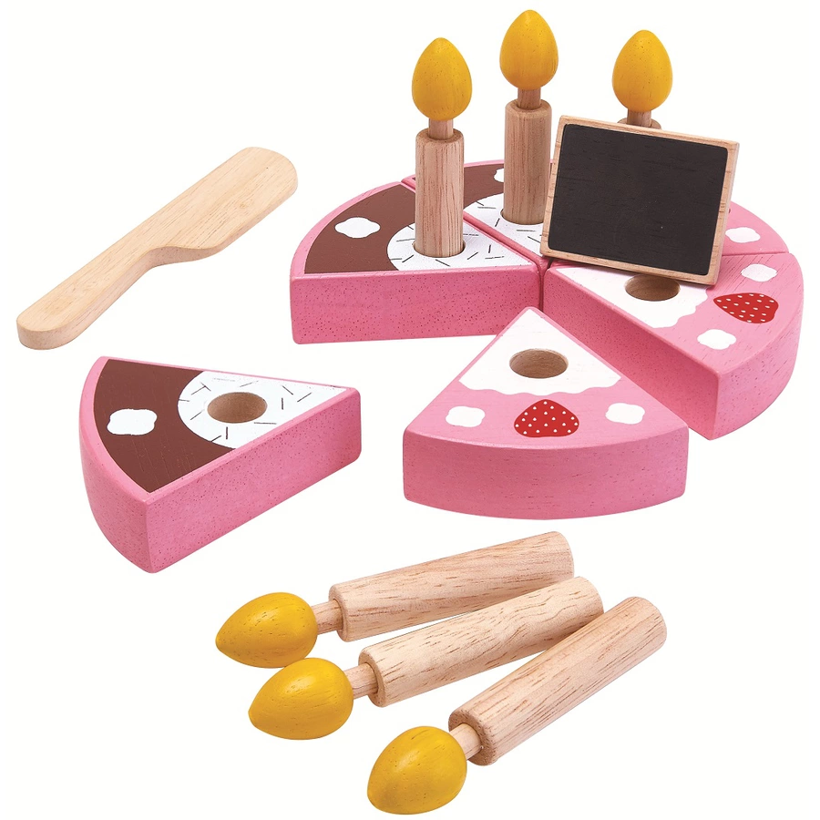 PlanToys Geburtstagskuchen Set