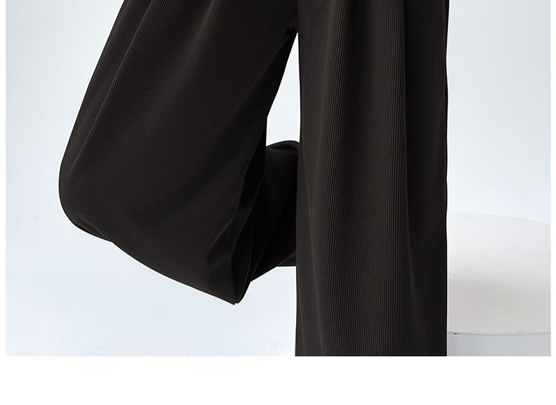 Colarseo - Hoge taille effen wijde joggingbroek (verschillende designs)