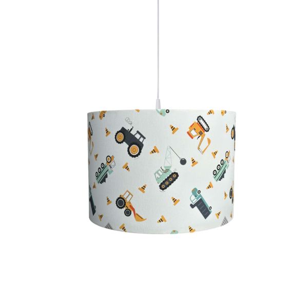 Bink Bedding Bram Harde Hanglamp - 30 cm - Voertuigenprint