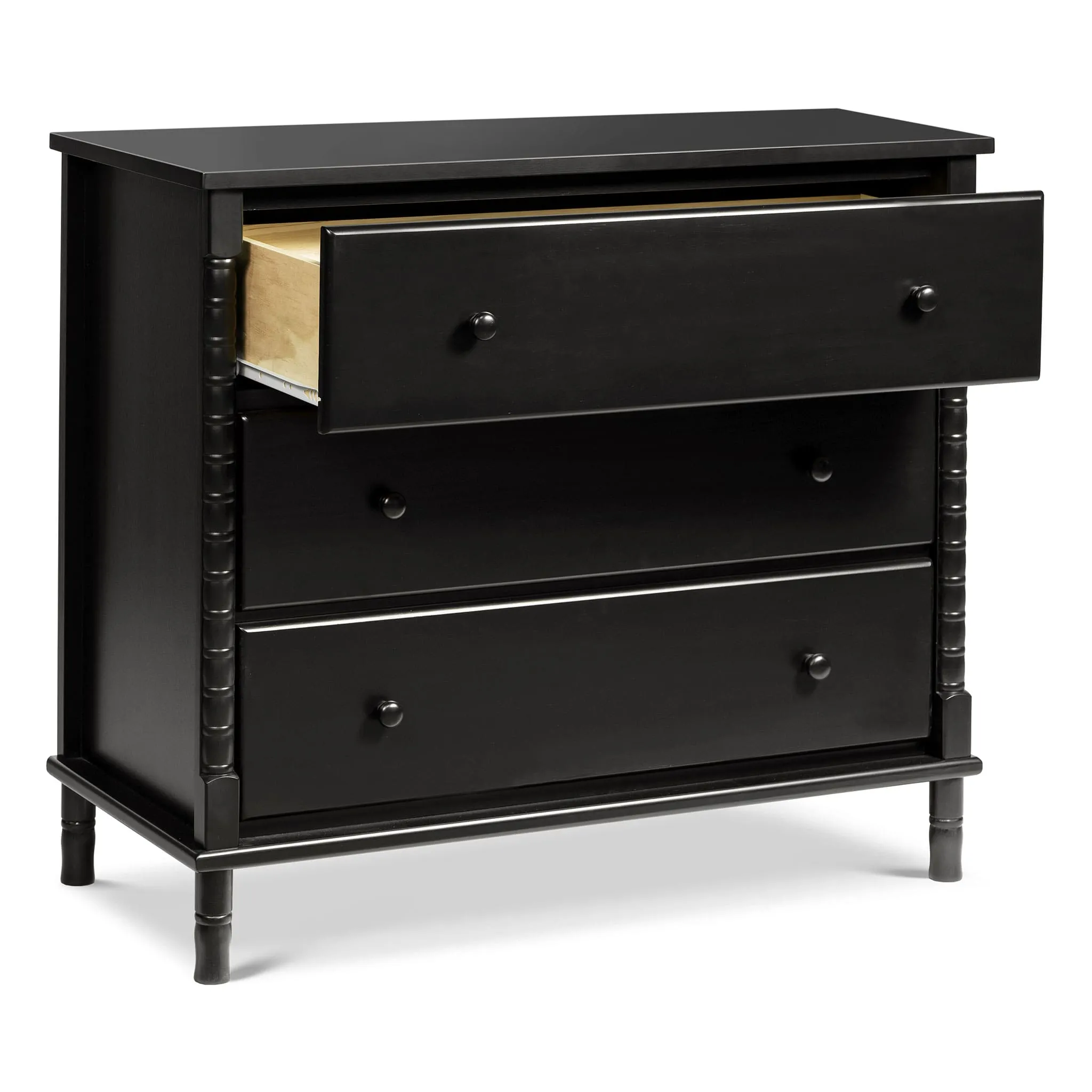 DaVinci Bureau 3 Tiroirs Jenny Lind Spindle - Ébène