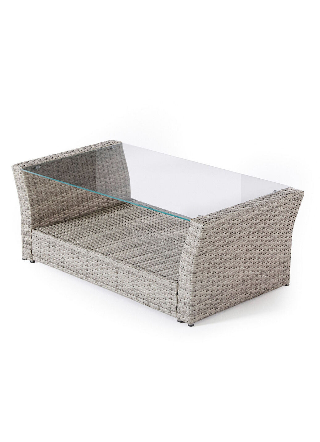 Garten-Lounge, 4-teilig mit Auflagen