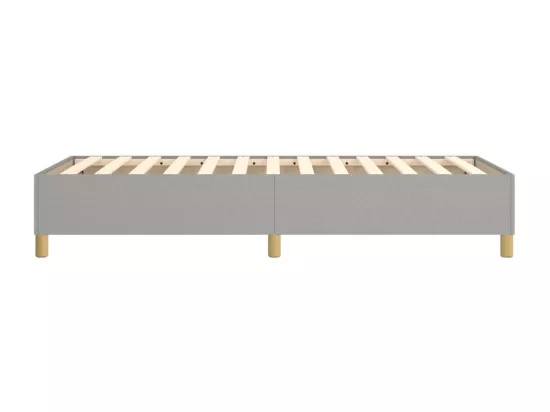 Sommier à lattes de lit Gris clair 90x200 cm Tissu