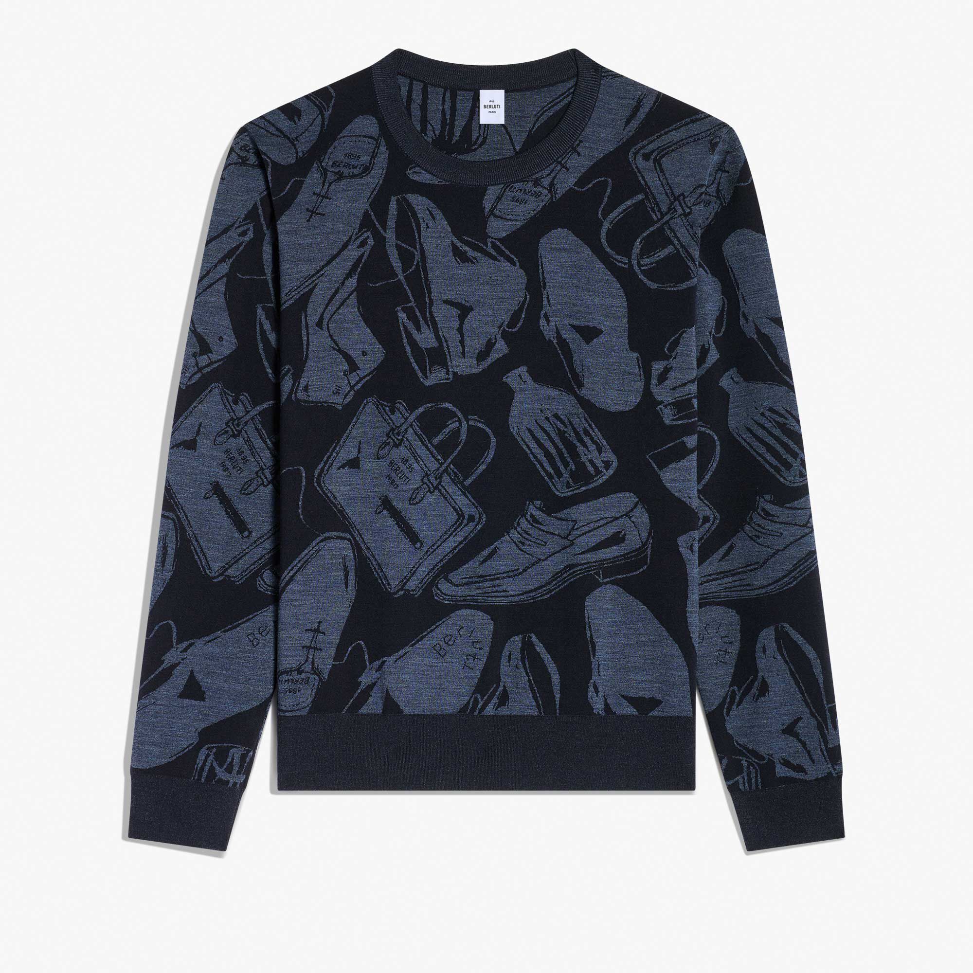 Pull En Laine Avec Jacquard Summer Iconic